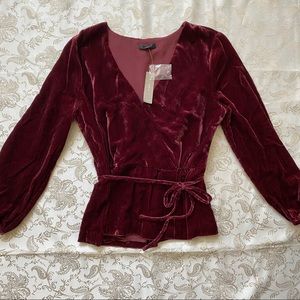 Jcrew Velvet Top